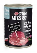 Pan Mięsko 6x 400 g mix NOWYCH SMAKÓW DLA PSA