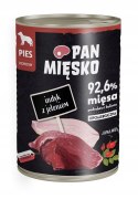 Pan Mięsko 6x 400 g mix NOWYCH SMAKÓW DLA PSA