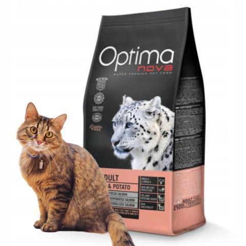 Optimanova Cat Adult Salmon & Potato 8kg