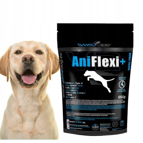 Game Dog AniFlexi+ 550g REFILL PACK na stawy psa, dysplazja, kolagen ARTCHR