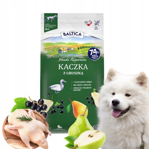 BALTICA ADULT Kaczka z gruszką M/L 3kg