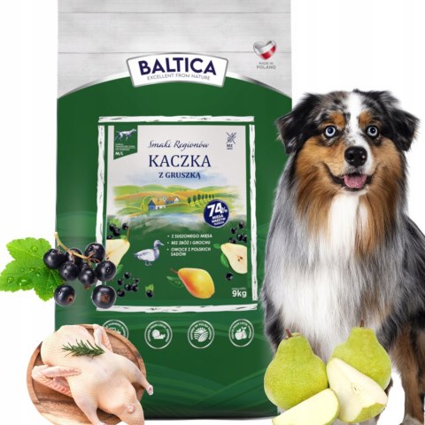 BALTICA ADULT Kaczka z gruszką M/L 9kg