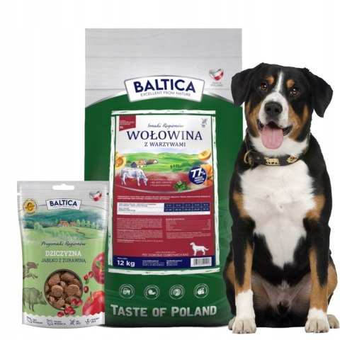 BALTICA SMAKI REGIONÓW Wołowina z warzywami M/L 12kg PYSZNY GRATIS
