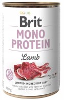 BRIT MONO protein MIX SMAKÓW 12x400 g KRÓLIK JAGNIĘCINA