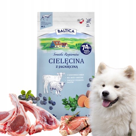 Baltica Cielęcina z jagnięciną M/L 3kg