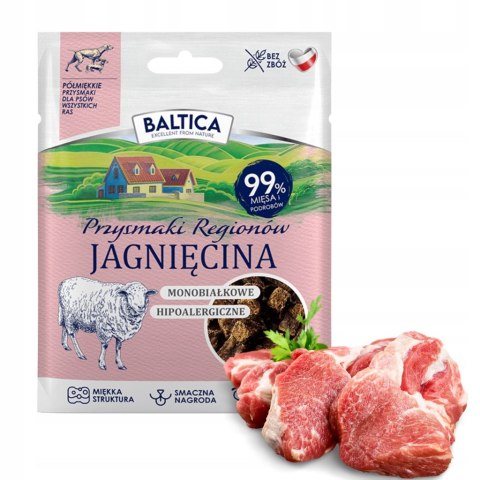 Baltica Półmiękkie przysmaki dla psów z jagnięciny 30g