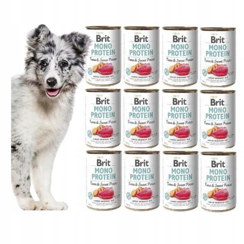 Brit MonoProtein Tuna& Sweet Potato 12x400