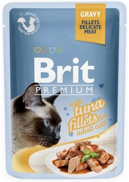 Brit Premium Cat Tuna fillets in gravy 85g tuńczyk