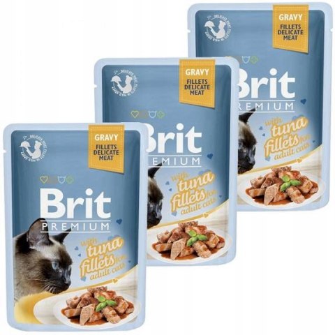 Brit Premium Cat Tuna fillets in gravy 85g tuńczyk