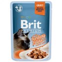Brit Premium Cat Turkey fillets in gravy 85g indyk