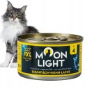 MOONLIGHT DINNER Nr4 Puszka DLA KOTA TUŃCZYK KURCZAK ŁOSOŚ 80g