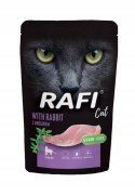 Mokra karma dla kotów sterylizowanych z królikiem Rafi Cat Adult 100 g