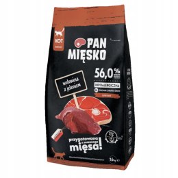 Pan Miesko WOŁOWINA Z JELENIEM 1,6 KG KARMA DLA KOTA