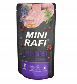 RAFI mini saszetka dla psa 150 g królik z borówką i żurawiną