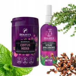 Spray Spacerowy + Czystek Holista Ochrona Kleszcze NATURALNA BARIERA