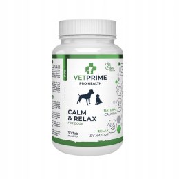 VETPRIME CALM & RELAX 30 TAB suplement na uspokojenie dla psa