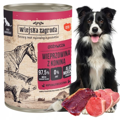 Wiejska Zagroda Wieprzowina z koniną 400 g