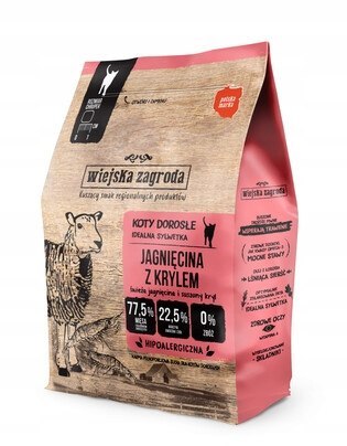 Wiejska Zagroda Zestaw karm suchych dla kota 3x0,4kg ( 1,2kg )
