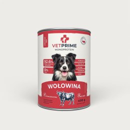 ZESTAW MONOPROTEINOWA WOŁOWINA BEEF 8X400 VETPRIME OLLO