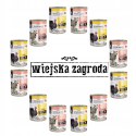 ZESTAW Wiejska Zagroda Karma dla psa Monobiałkowa Indyk SZCZENIAK 12X 400G