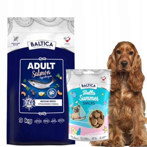 BALTICA ADULT SALMON MEDIUM 9kg + SMACZKI