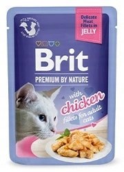 BRIT PREMIUM CAT KARMA DLA KOTA z kurczakiem w galaretce 85g