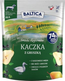 Baltica Kaczka z gruszką 1kg KARMA DLA MAŁYCH RAS