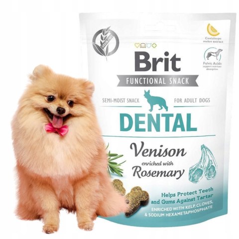 Brit Care Functional Snack Dental VENISON 150g PRZYSMAK FUNKCYJNY DLA PSA