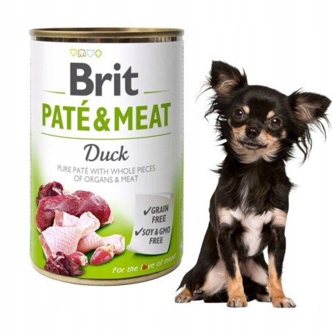 Brit PATE MEAT DUCK 400