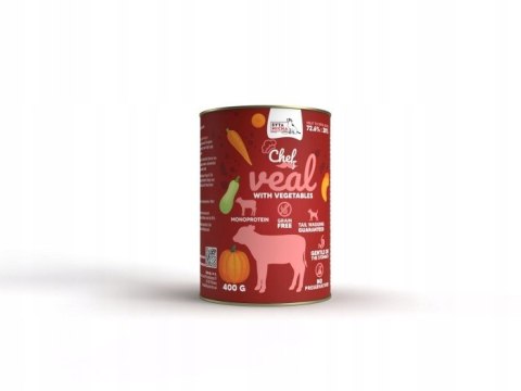 Syta Micha Karma Mokra CHEF Cielęcina z warzywami 400g