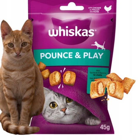 WHISKAS Energia i Witalność przysmak dla kota z kurczakiem 45 g