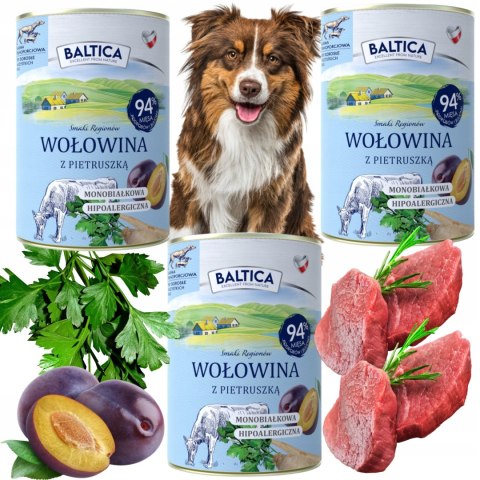 WOŁOWINA 12X400 PAKIET PRÓBNY BRIT MONOPROTEIN VETPRIME BALTICA BEEF