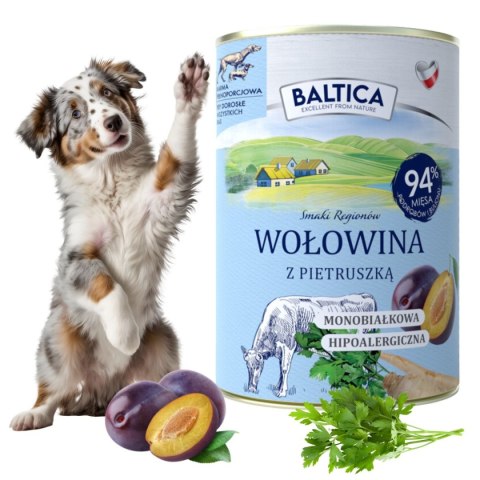 WOŁOWINA 12X400 PAKIET PRÓBNY BRIT MONOPROTEIN VETPRIME BALTICA BEEF