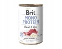 BRIT MONO PROTEIN LAMB & RICE TUNA BEEF TURKEY 24x400 g ZESTAW PUSZEK