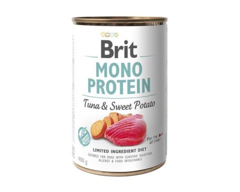 BRIT MONO PROTEIN LAMB & RICE TUNA BEEF TURKEY 24x400 g ZESTAW PUSZEK