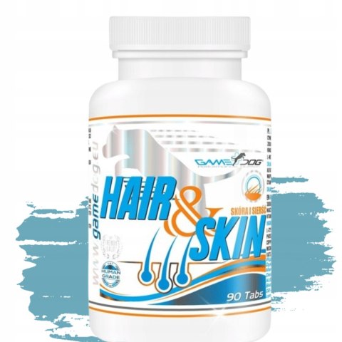 Game Dog Hair Skin 90 tabletek NA WYPADANIE SIERŚCI