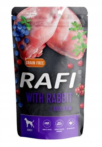 "RAFI DOLINA NOTECI SASZETKA KROLIK 500G DOLINA".