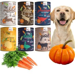 Syta Micha CHEF ZESTAW 6x400G MIX SMAKÓW Indyk Jeleń Bażant Kaczka