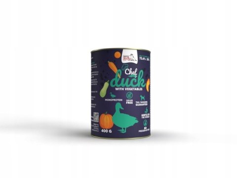 Syta Micha CHEF ZESTAW 6x400G MIX SMAKÓW Indyk Jeleń Bażant Kaczka