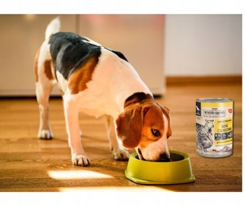 Wiejska Zagroda Indyk z Jagnięciną 24x400 Mokra karma Zestaw Puszek dla psa