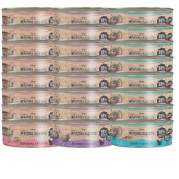 Wiejska Zagroda dla kota mix smaków 24x85 puszki JAGNIĘCINA KACZKA INDYK