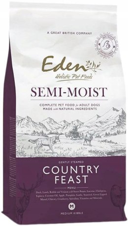 ZESTAW 2X2KG EDEN SEMI MOIST COUNTRY FEAST i SEMI-MOST SALMON QUAIL