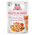 BRIT FILLETS IN GRAVY 12+1 SASZETKI DLA KOTA BOX