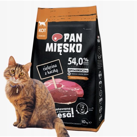 Pan Miesko CIELĘCINA Z KACZKĄ 5KG KARMA DLA KOTA