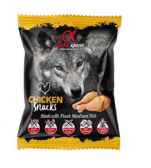 Przysmak dla psa Alpha Spirit kurczak 50g snack