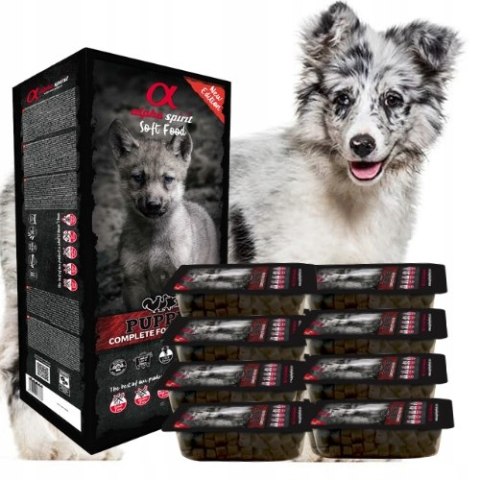 Alpha Spirit PUPPIES dla szczeniąt tacka 10x200G