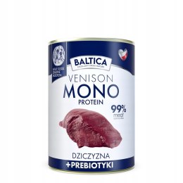 BALTICA MONOBIAŁKOWA KARMA DLA PSA DZICZYZNA 400G PUSZKA MOKRA
