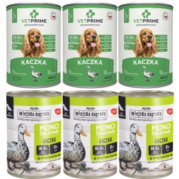 Kopia - Wiejska Zagroda Karma mokra dla psa Monobiałkowa Kaczka (dorosły) 6