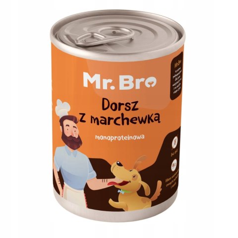 Mr. Bro Dorsz z marchewką 400g monoproteinowa