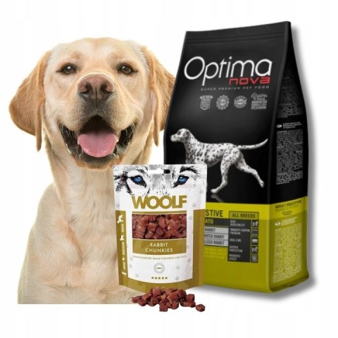 Optimanova Adult Digestive Rabbit&Potato 12kg + SMACZKI